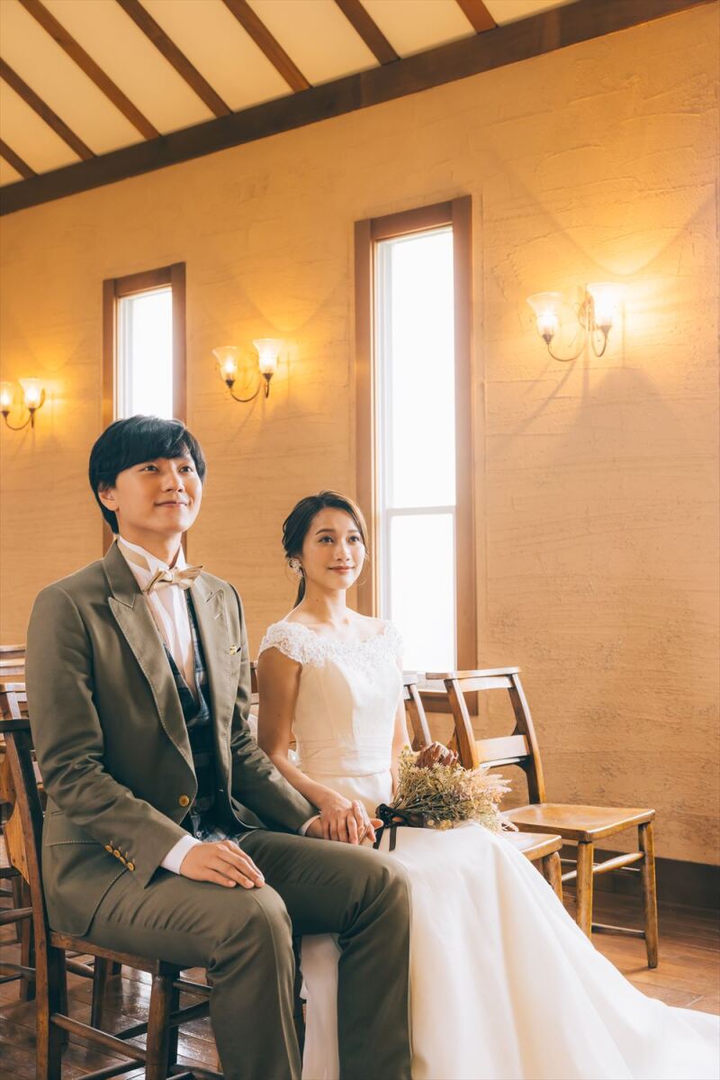 【結婚式場貸切撮影】洋装1着ステッラポーレ撮影≪全データ+台紙付写真≫