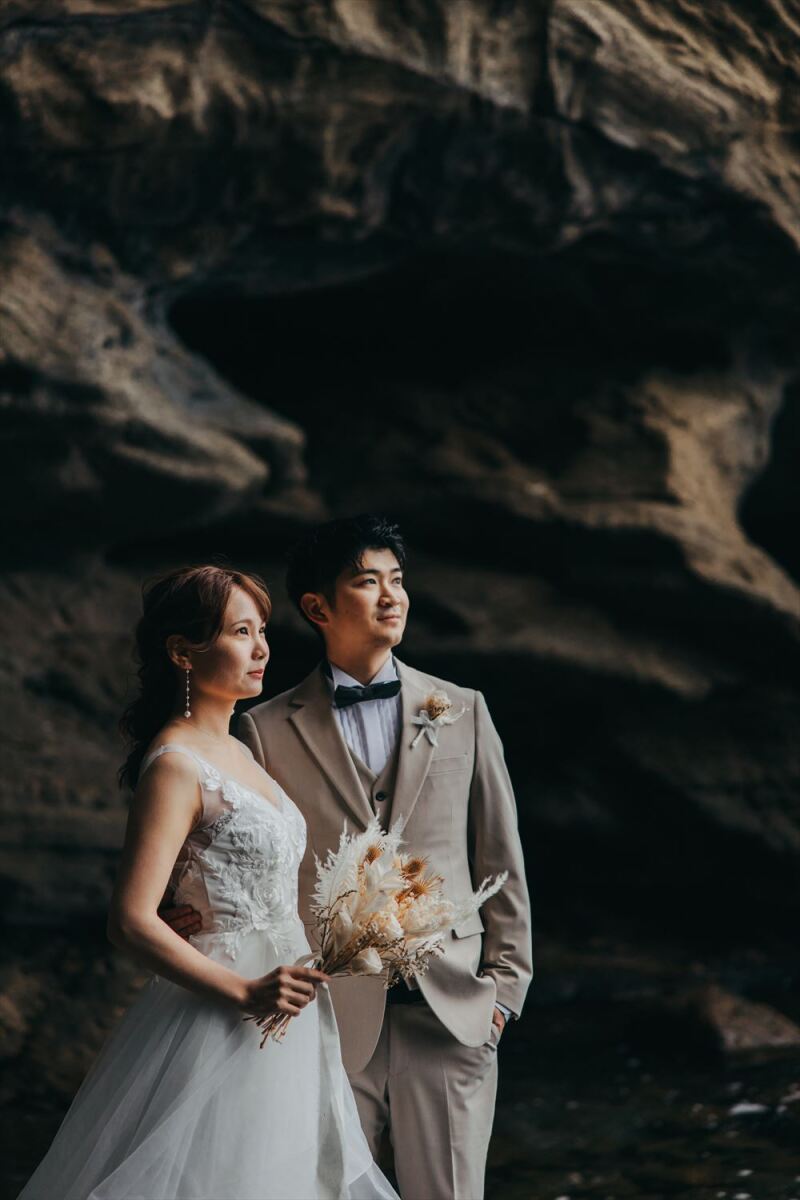 モニター2組限定【城ヶ島海岸で雄大な自然フォトを】洋装ロケーション撮影プラン≪全データ付き≫オープン記念10月末撮影まで】