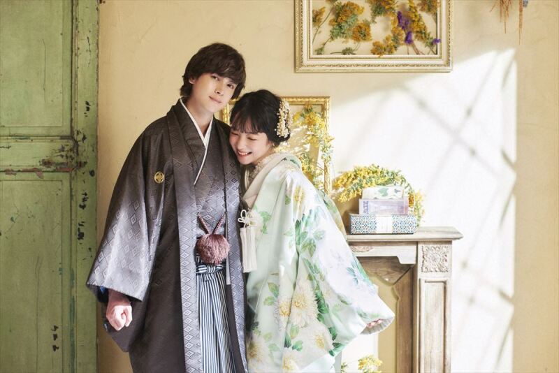 【オープン記念10月末撮影まで】【アルバム付】和装1着スタジオ撮影≪8Pアルバム+台紙付き写真≫