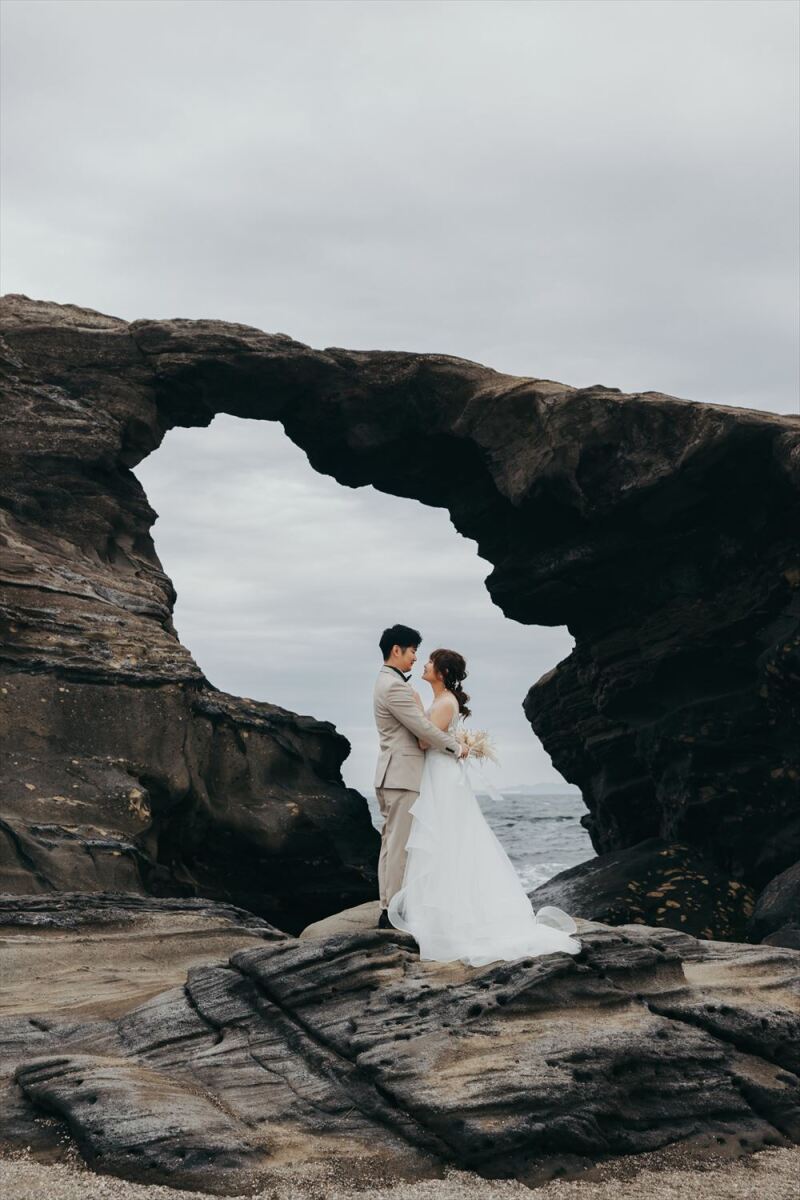 モニター2組限定【城ヶ島海岸で雄大な自然フォトを】洋装ロケーション撮影プラン≪全データ付き≫オープン記念10月末撮影まで】