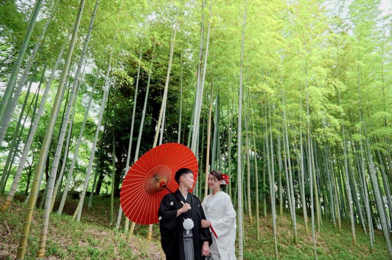 オープン記念11月末撮影までスーパープライス【越谷花田苑】打掛2着ロケーション撮影≪全データ+台紙付写真≫