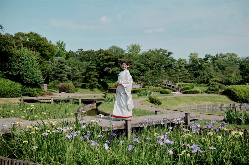 【庭園ロケーション】花田苑和装1着撮影プラン≪8Pアルバム+全データ≫