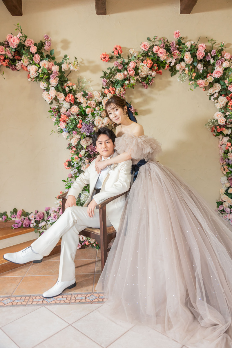 洋装1着スタジオ撮影≪データ1カット+台紙付写真≫