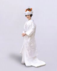 刺繍 翔鶴吉祥松