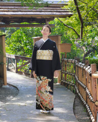 百花熨斗に文箱