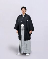 黒曜紋付羽織袴