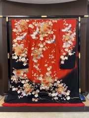 朱黒ぼかし翔鶴花車