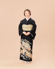 流水割付に雪輪