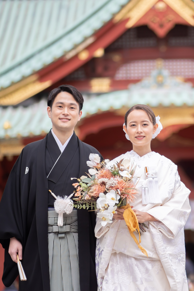 ブーケでより華やかさが加わります