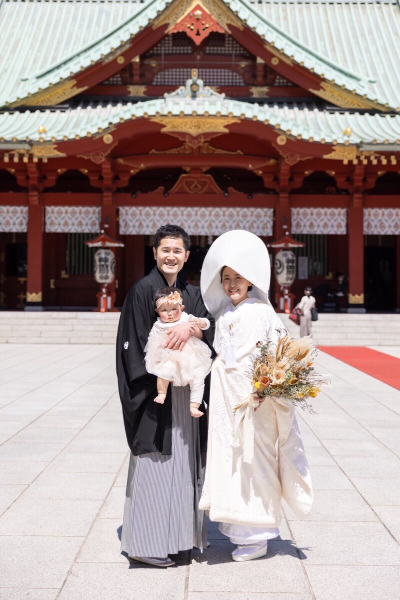 お子様の今を、おふたりと一緒に残せます。