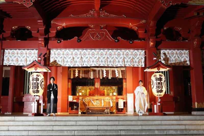 神田明神　明神会館_夜景で撮影できる