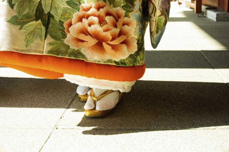 神田明神　明神会館_色打掛・着物が豊富