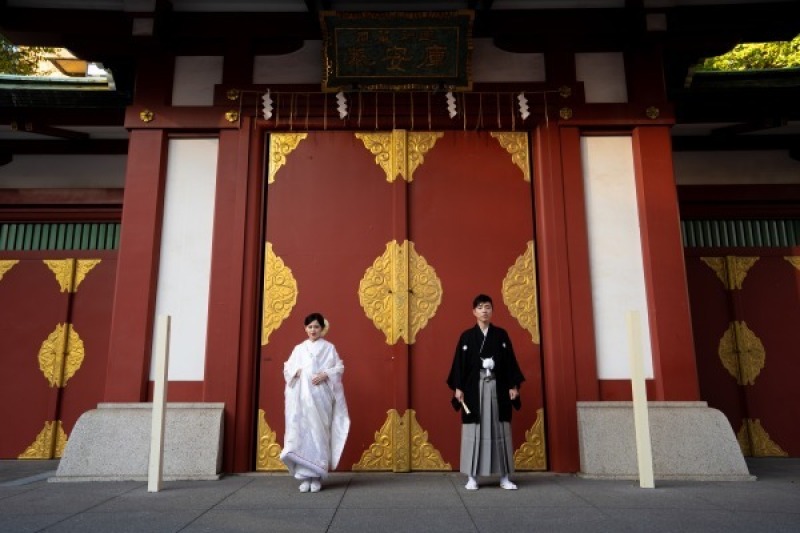 大切な家族ペットOK！【本格神社でのフォトウエディング】結婚奉告参拝を含む〇 50カット納品／和装1着