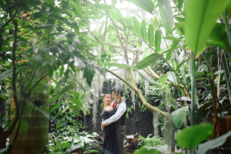 緑に囲まれながら