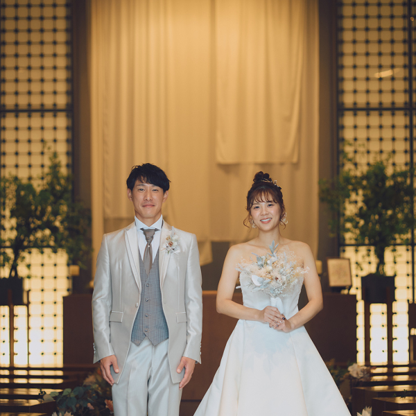 ナチュラルなチャペルでの1枚を