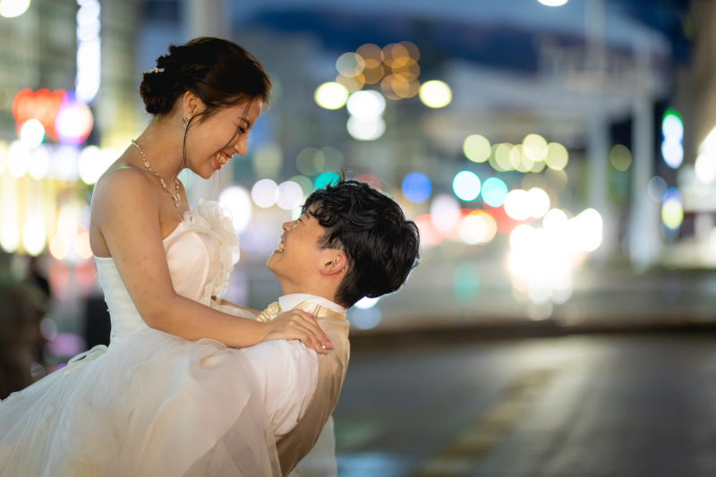 ロケーション撮影　～繁華街～