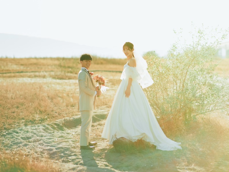 ふたりが居ればどこでも素敵なロケーションに