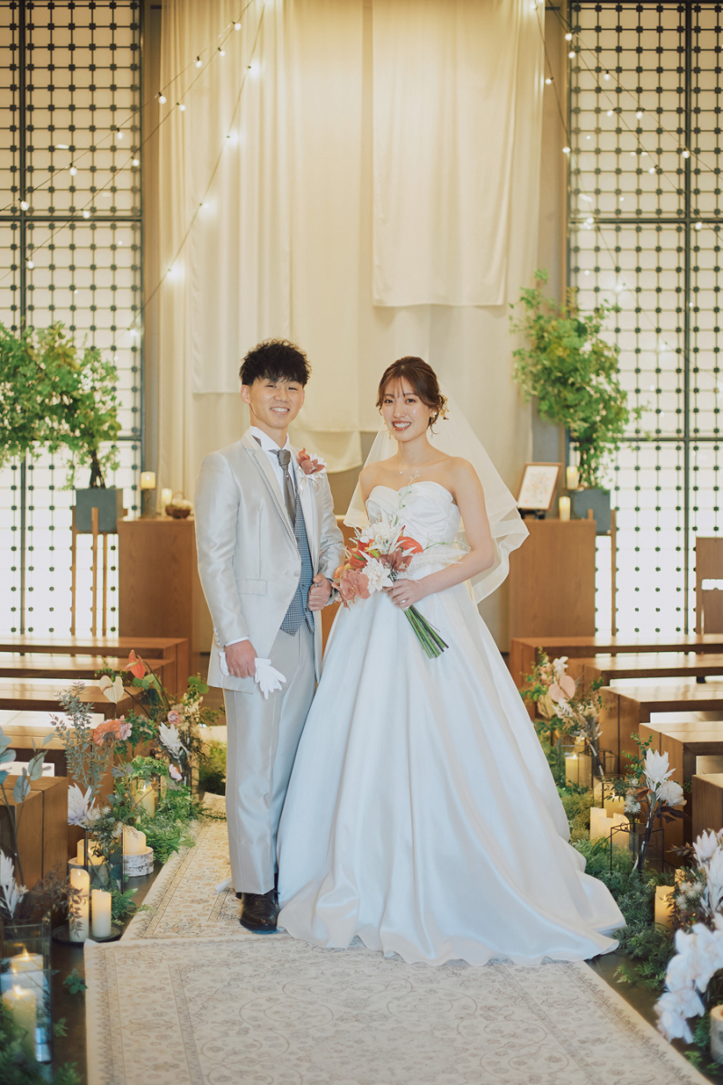 神聖なチャペルフォトプラン★衣装グレードUP半額【ご予算重視】SELECTPLAN /ドレス・タキシード1着・データ・ヘアメイク