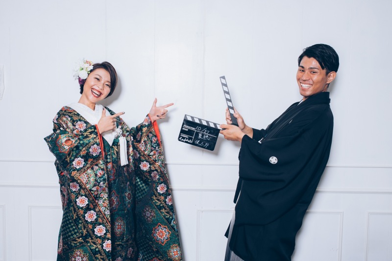 期間限定★衣装ランクUP半額キャンペーン【スタジオ+ロケ撮影】/ドレス・和装2着(合計4着)・データ・ヘアメイク付き