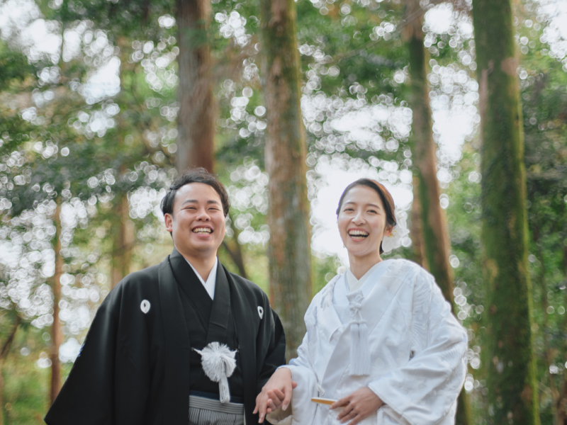 【竹林寺ロケ&スタジオ】/ドレス・和装2着(合計4着)・データ・ヘアメイク付き