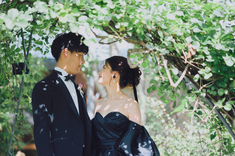 【牧野植物園ロケ&スタジオ】/ドレス・和装2着(合計4着)・データ・ヘアメイク付き