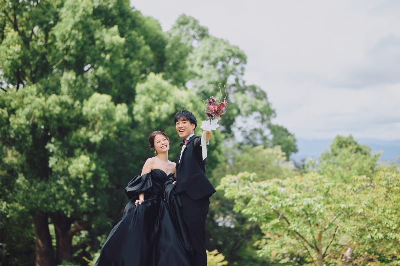 【牧野植物園ロケ&スタジオ】/ドレス・和装2着(合計4着)・データ・ヘアメイク付き