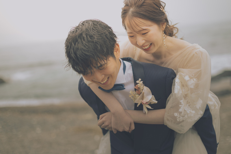 【海ロケ&スタジオ】/ドレス・和装2着(合計4着)・データ・ヘアメイク付き