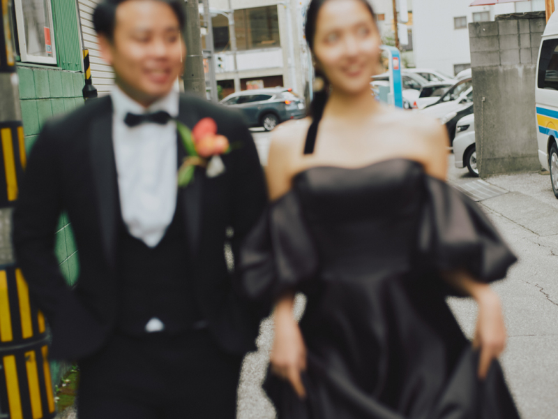 【街フォト】/ドレス・和装2着(合計4着)・データ・ヘアメイク付き