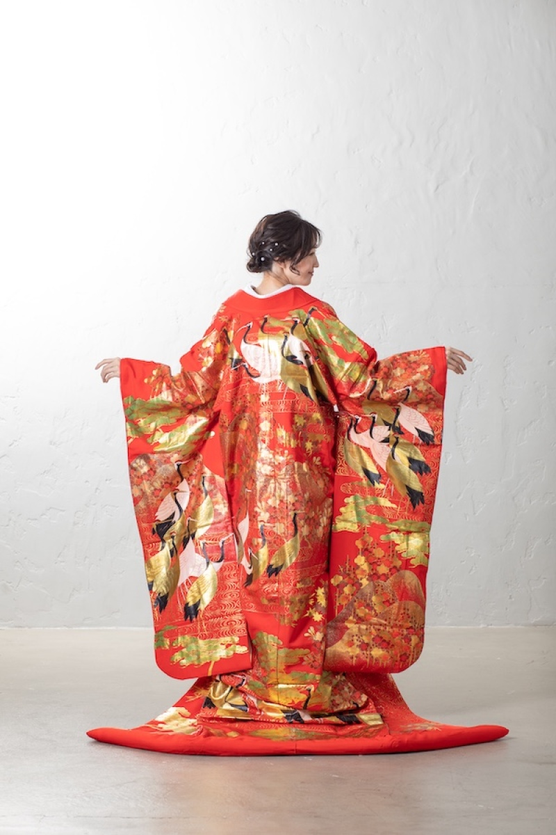 赤地金松鶴 -Akajikinshouzuru-