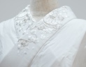 刺繍襟　（白・菊）