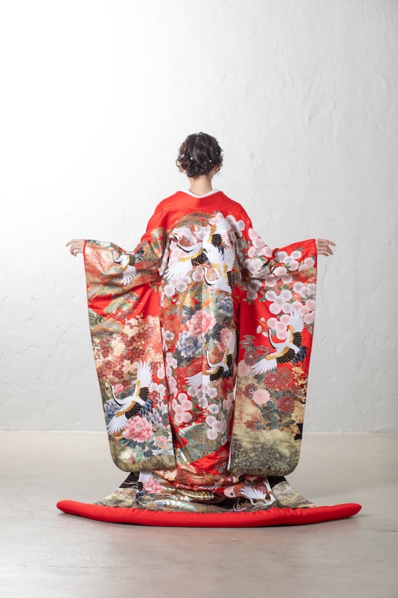 花々に鶴 -Hanabana ni tsuru-