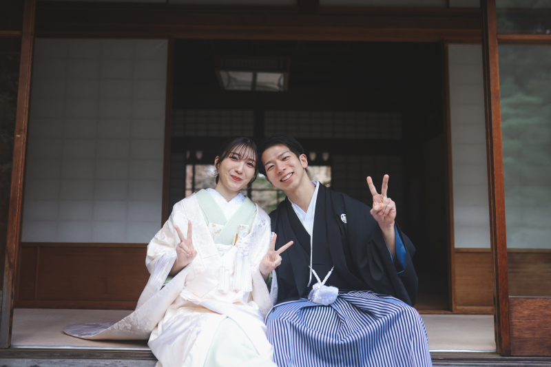 縁側でオフショット♪