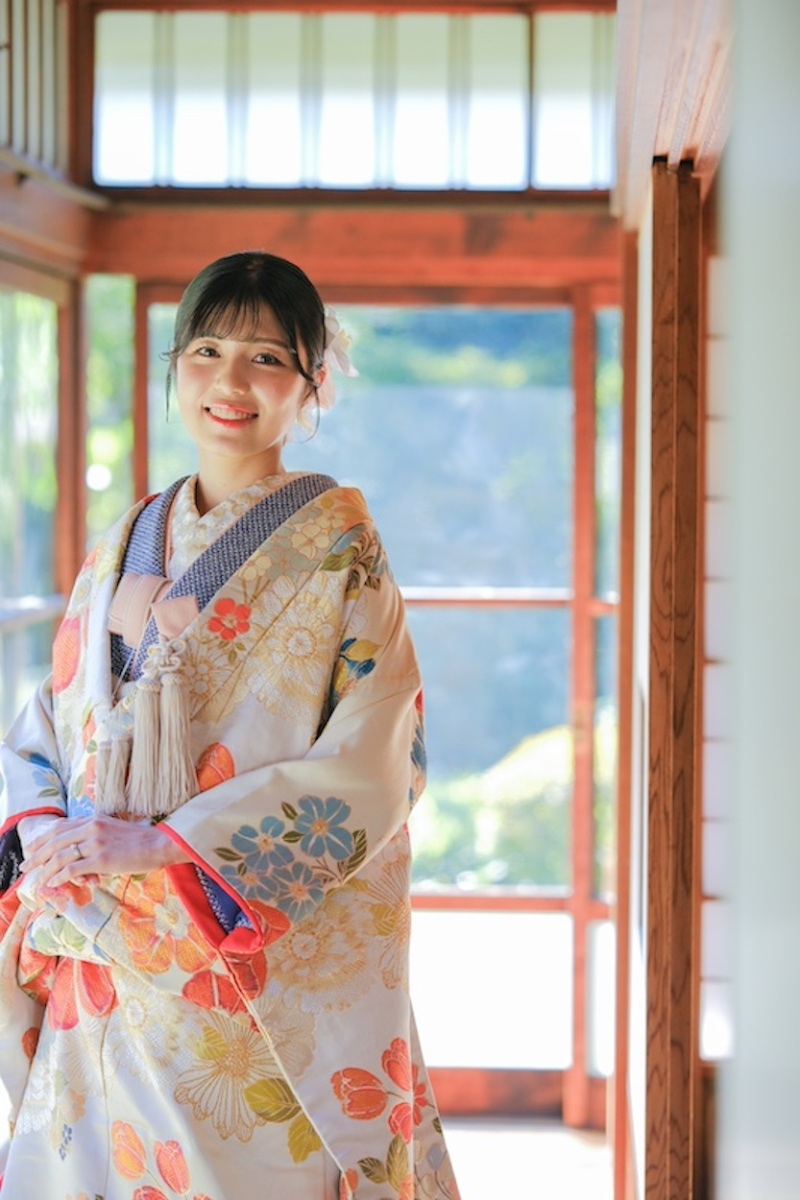 ご新婦様の安定な笑顔
