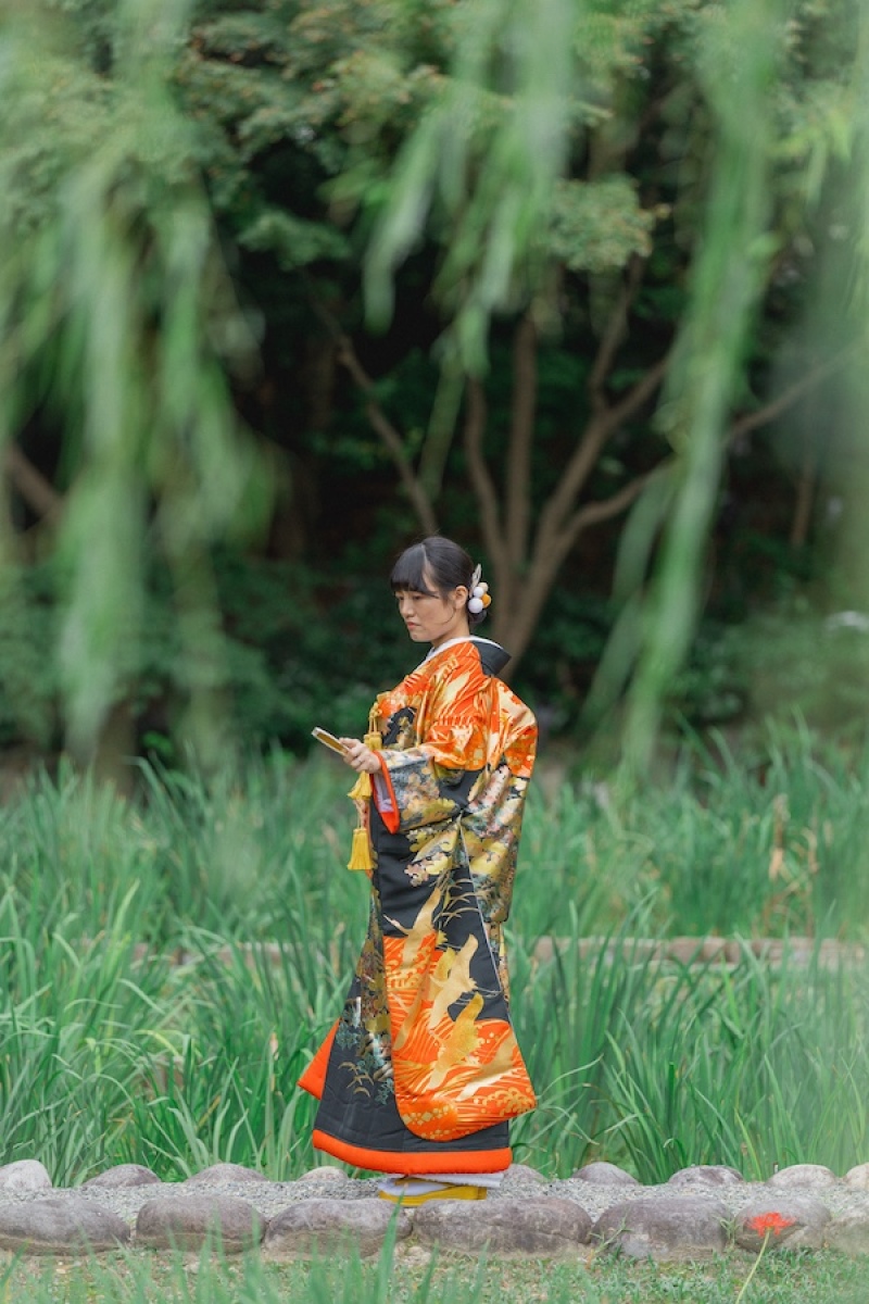鮮やかな花嫁様