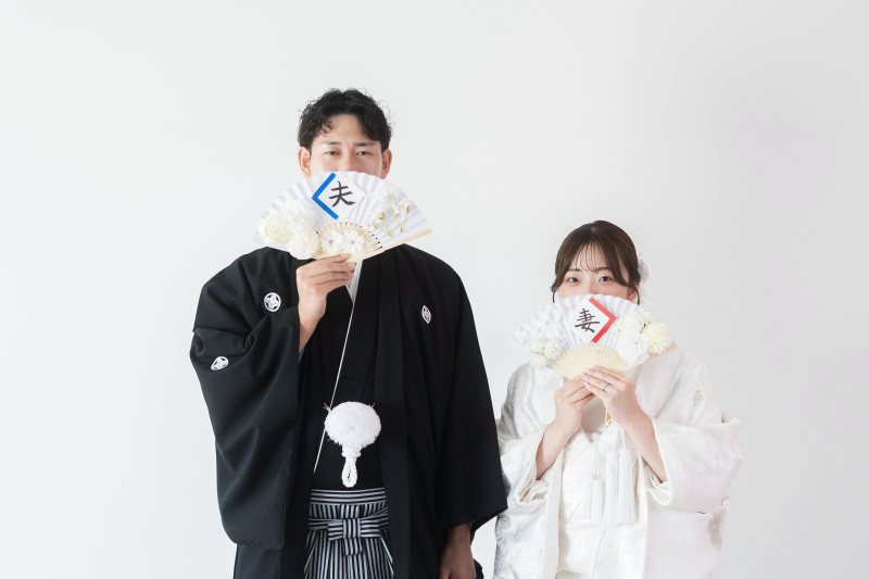 ご新婦様の手作り扇子