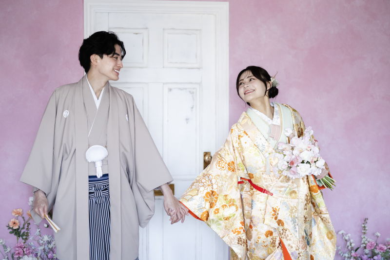 《シンプルでわかりやすい！》和装1着スタジオプラン 幸和が手掛けるブランド衣装もプラン内◎