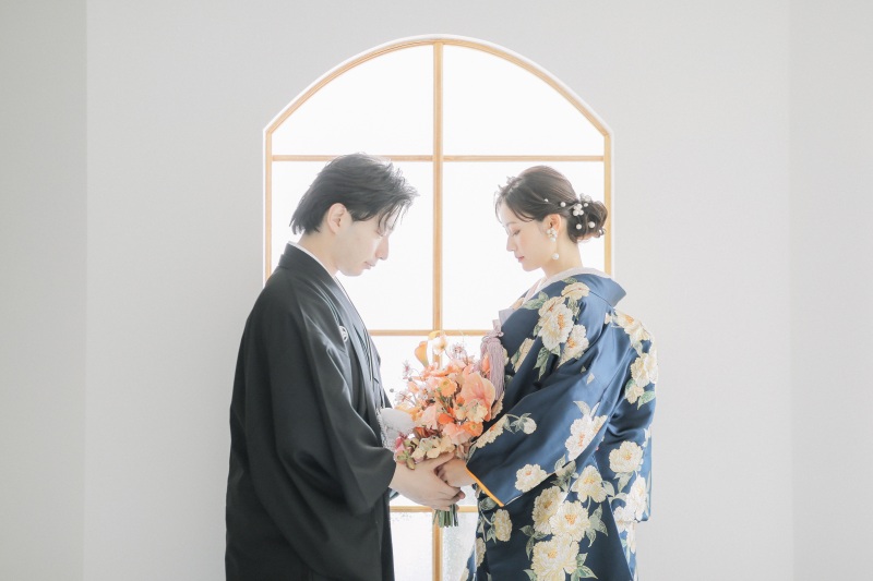 《ブランド衣装もプラン内♡》和装1着+洋装1着スタジオプラン