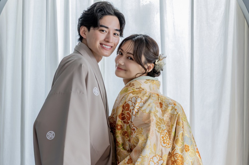 《市政資料館の組み合わせで雨天でも安心！》洋装1着ロケ＋和装2着スタジオプラン