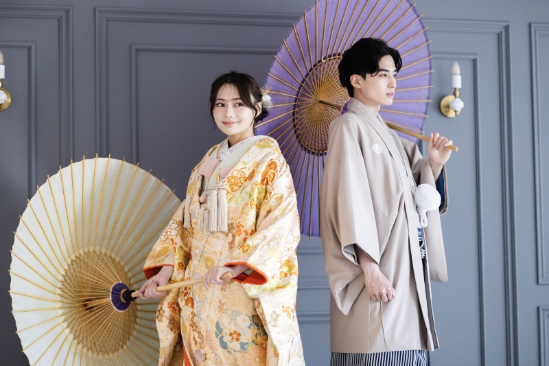 《ブランド衣装もプラン内♡》和装1着+洋装1着スタジオプラン
