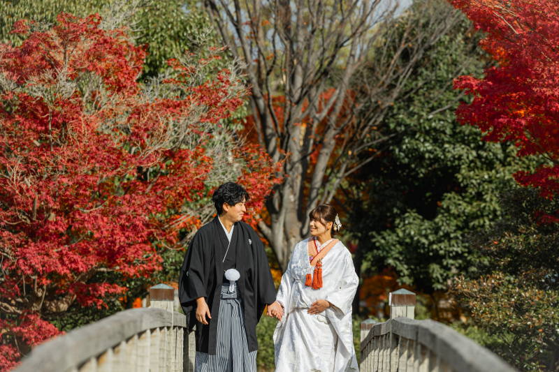 【紅葉 12/15白鳥庭園 雨天決行◎】和装2着ロケプラン バリューシーズン価格でご案内!