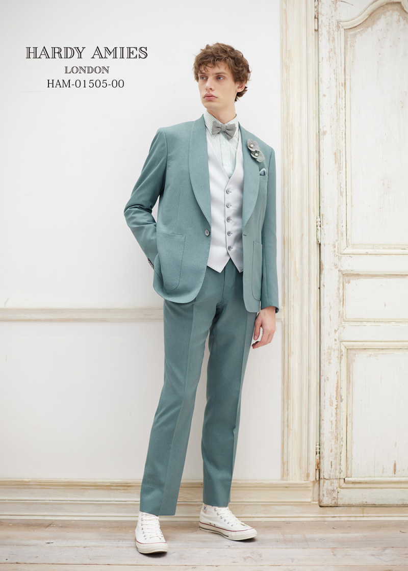 HARDY AMIES ピーコックブルー