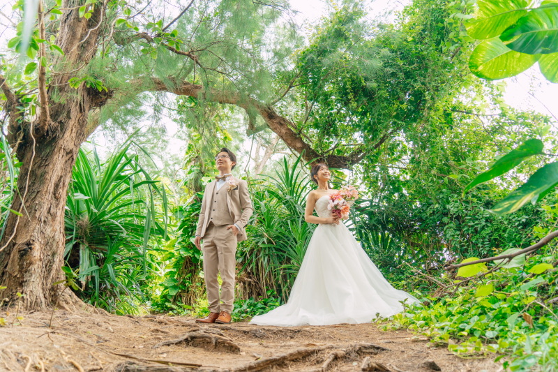 緑に囲まれて。