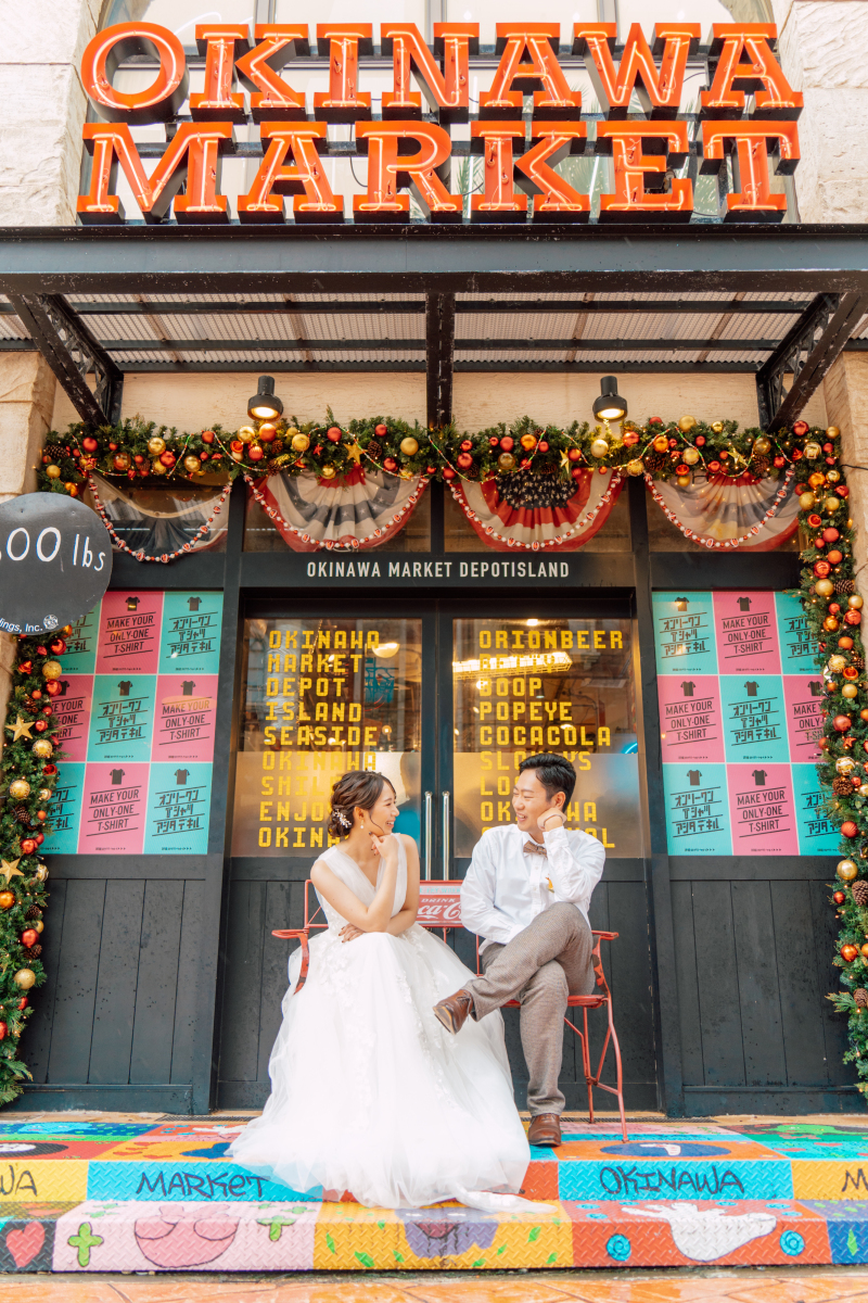 映画のセットのような街角で♪撮影スタート♡