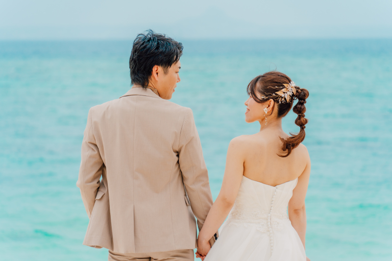 永遠に続く、穏やかな青の海♡