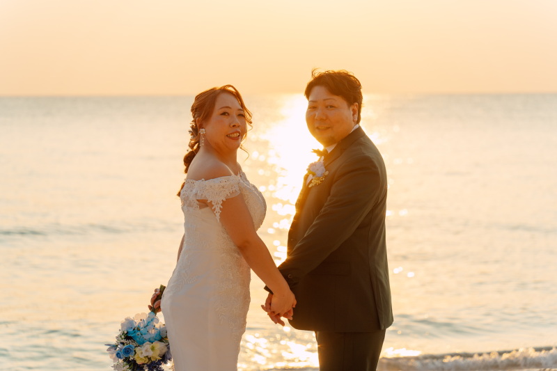 とびきりの笑顔でフィニッシュ！心が満ちる撮影結び