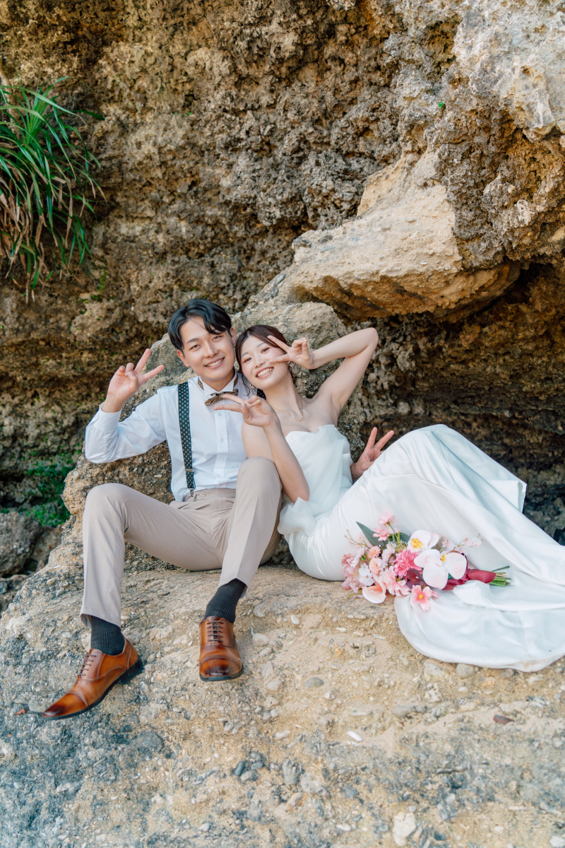 まるで友達のような距離感で♪ザネー浜の景色を楽しむ、自然体な二人の物語⭐︎