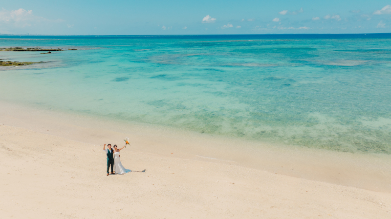 【ビーチ＆ドローンフォトプラン】ドローンフォトで貴重な体験を♪