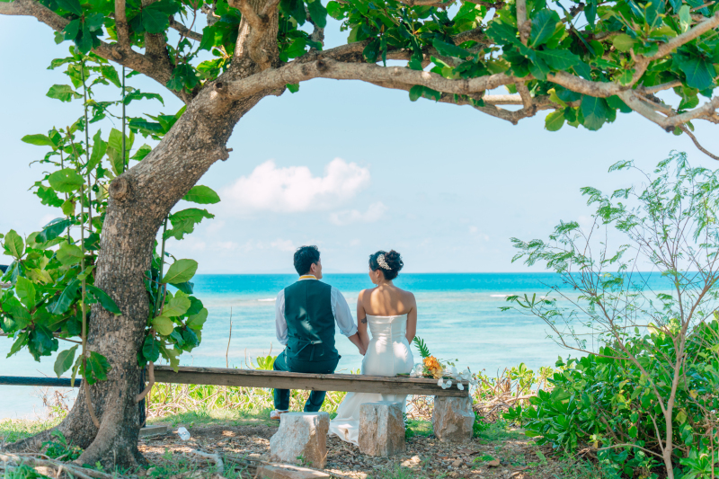 ベンチに座ってゆっくり