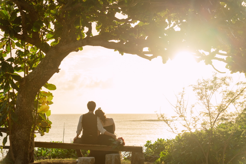 波音を聴きながら、肩を寄せ合って♪