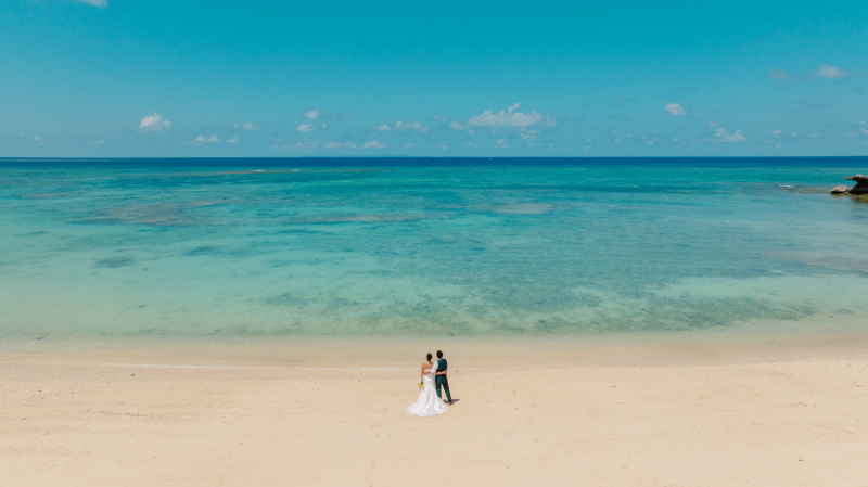 海を感じながら